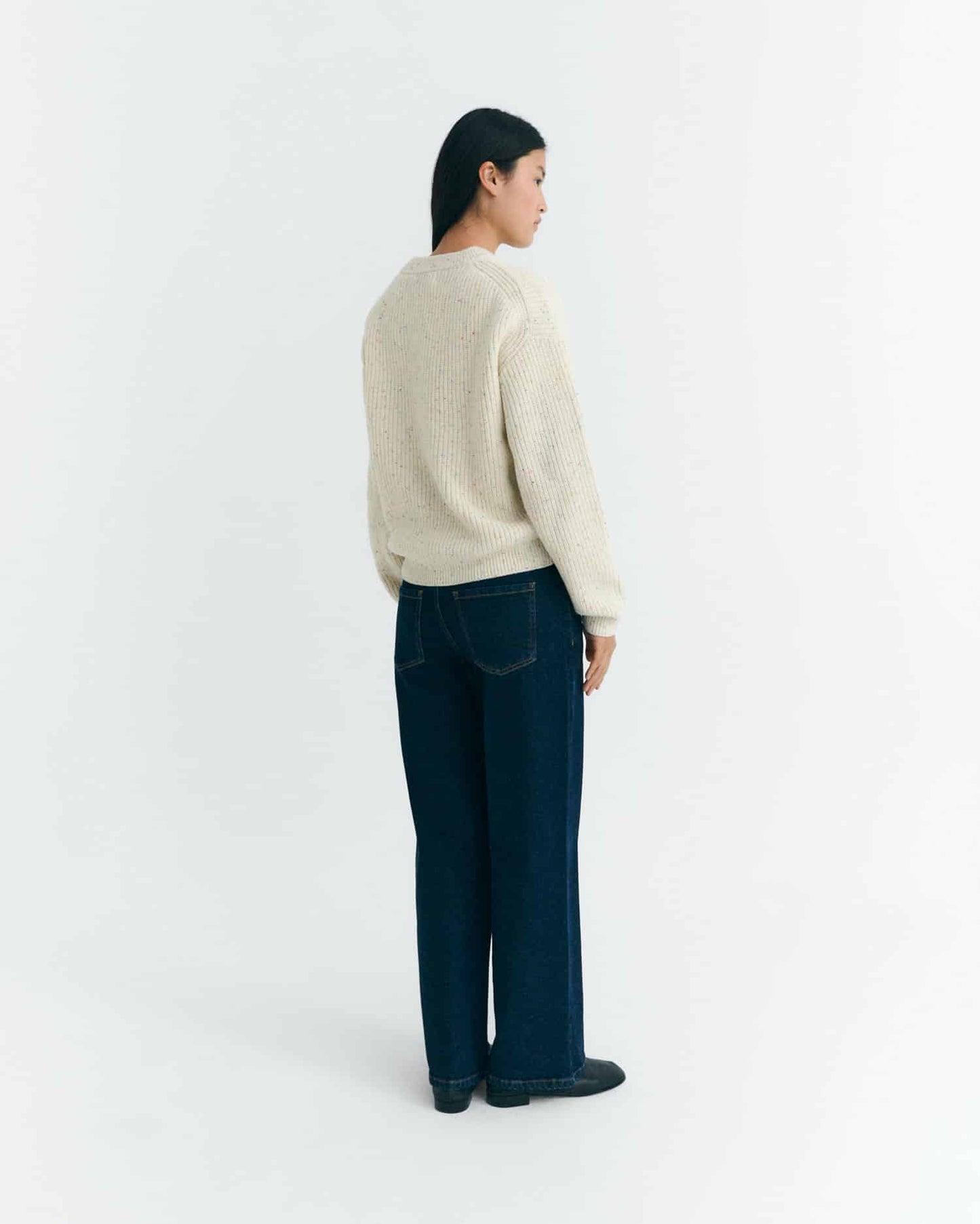 Ecru carmen knitted sweater