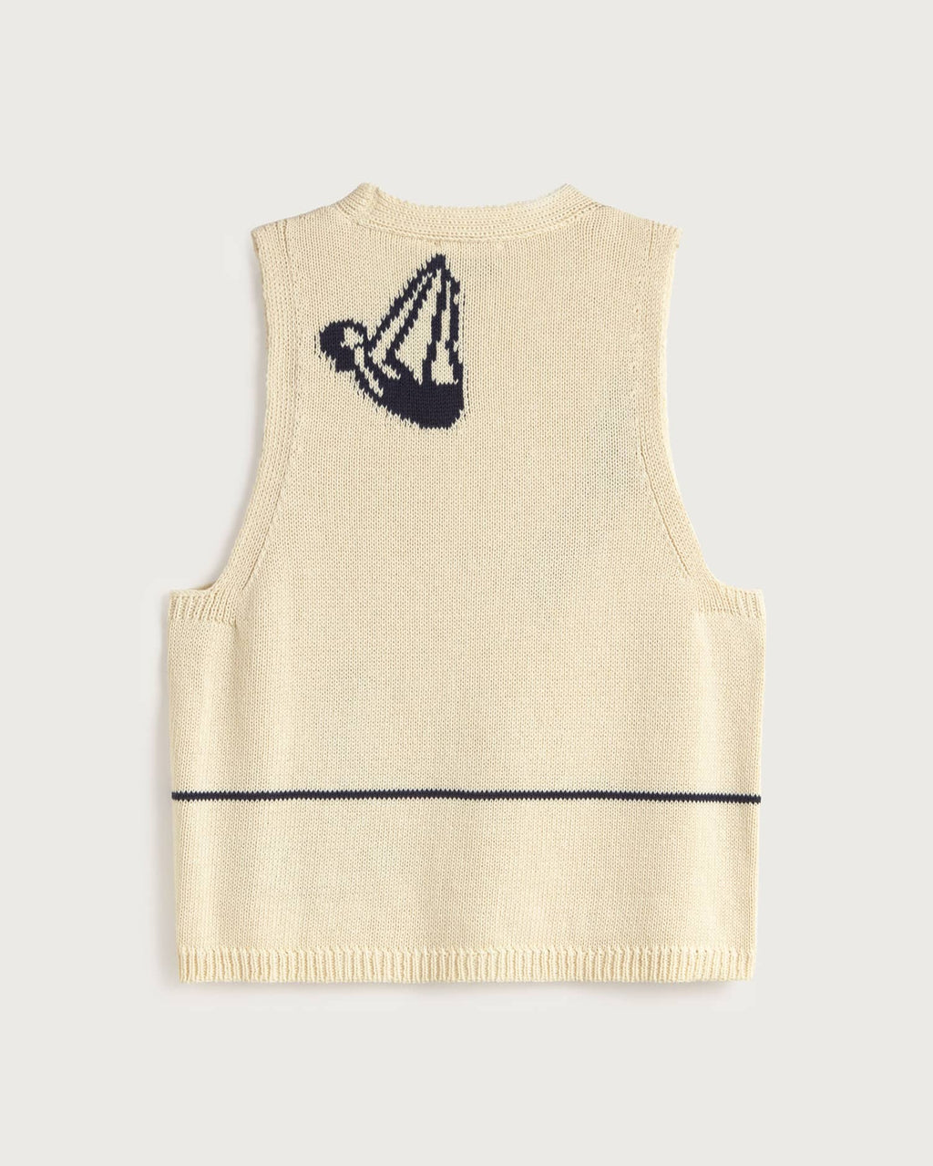 Swimmers ecru Robbie knitted vest