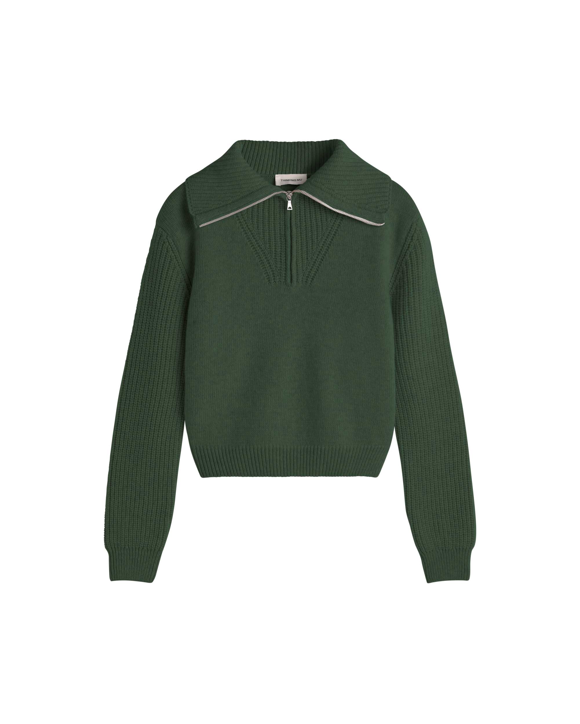 Green tanit knitted sweater