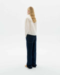 Dark clean denim theresa pants