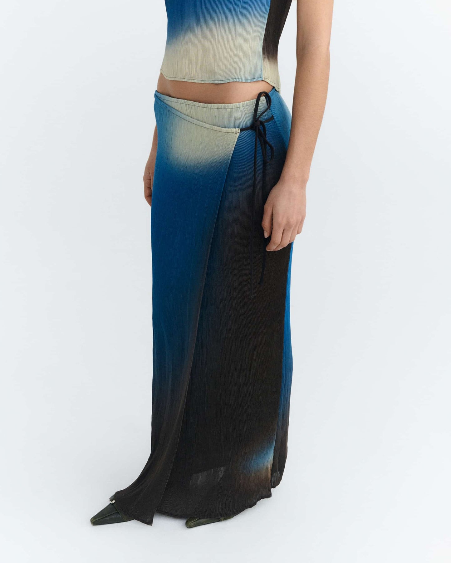 Glass Pleated Pauline Skirt