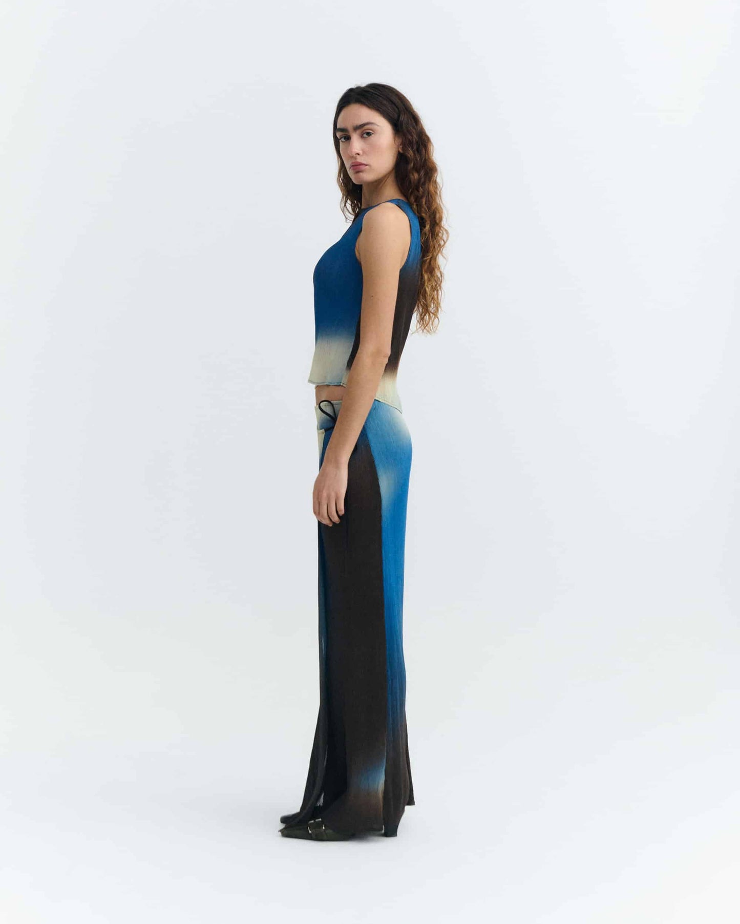 Glass Pleated Pauline Skirt