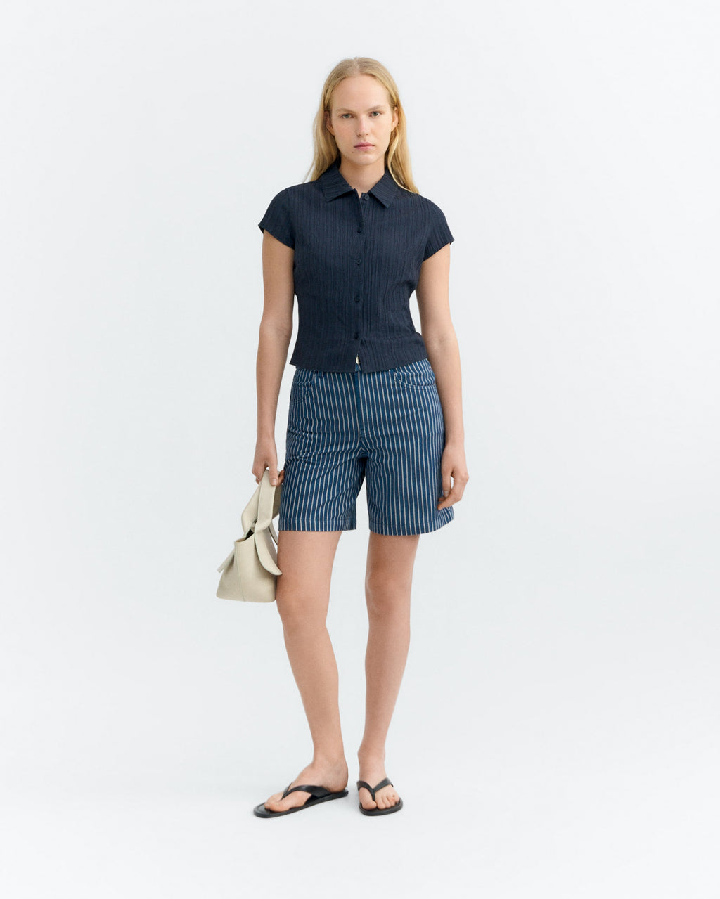Railway Stripes Luisa Shorts
