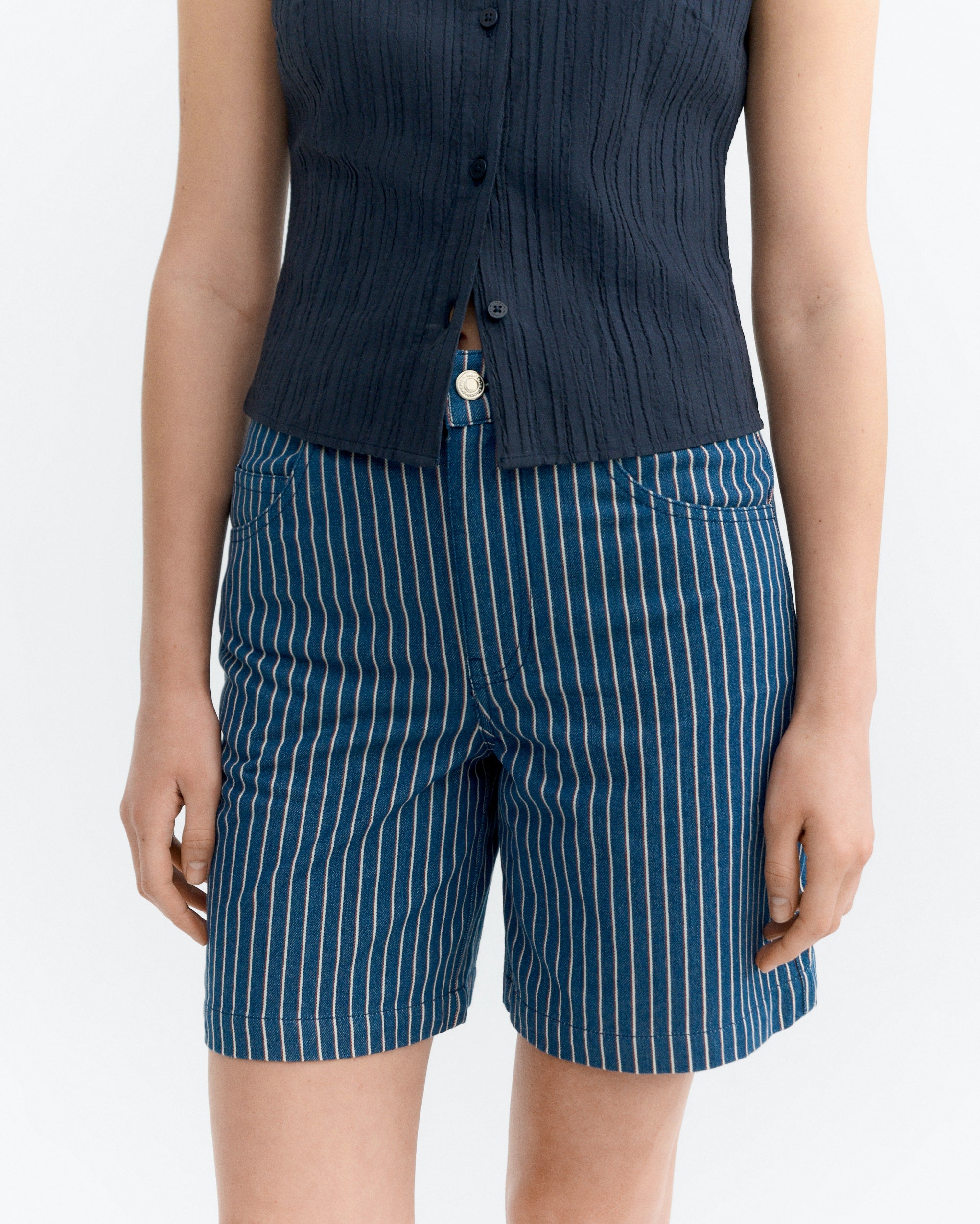Railway Stripes Luisa Shorts
