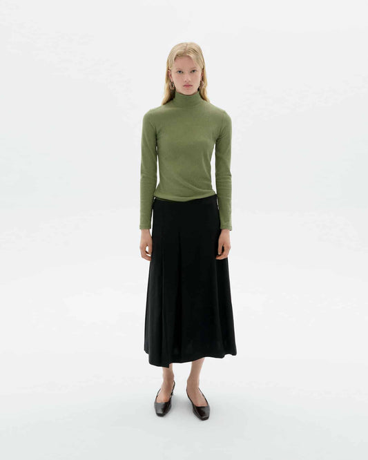 Light eucaliptus hemp aine top