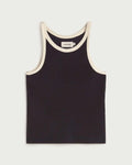 Navy Pannacota Contrast Harriet Top