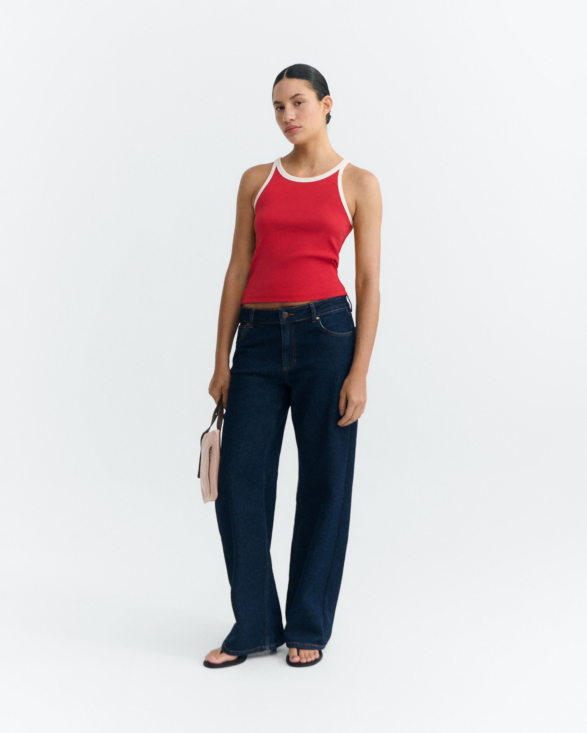 Clavel Pannacotta Contrast Harriet Top