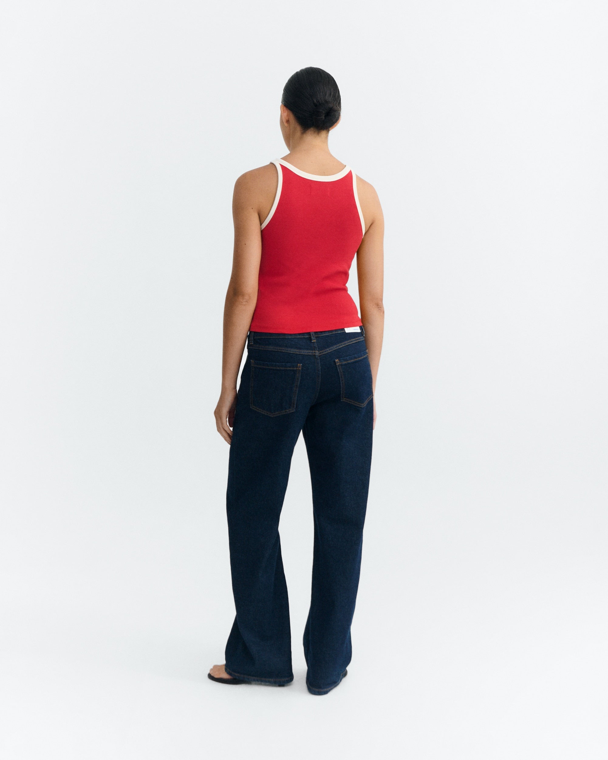 Clavel Pannacotta Contrast Harriet Top