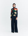 Bloom print Ellen top