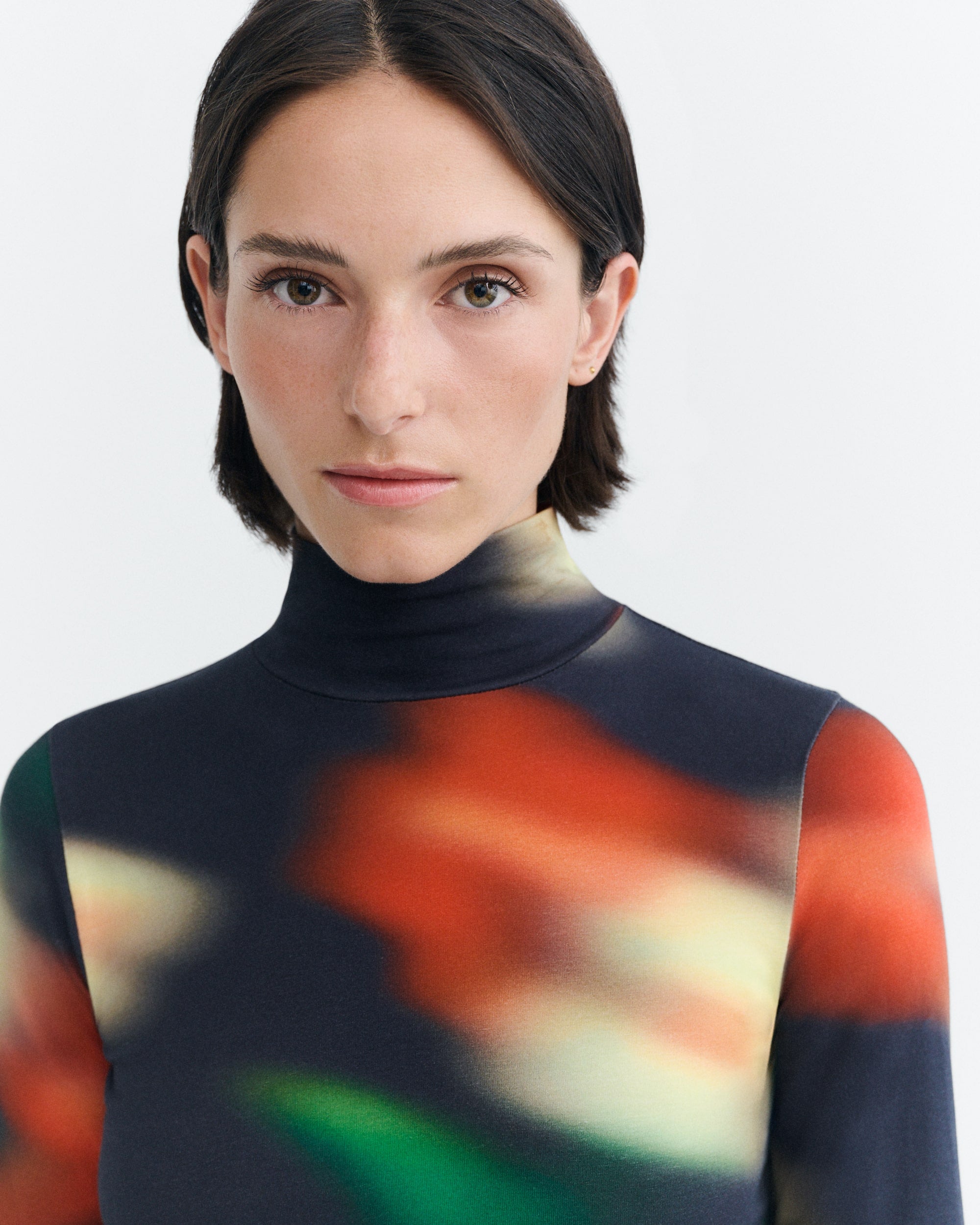 Bloom print Ellen top